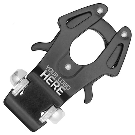 Kong Usa 89 mm Length, 12.7 mm Gate Opening, Aluminum Alloy, Black 7040X0NN0XX